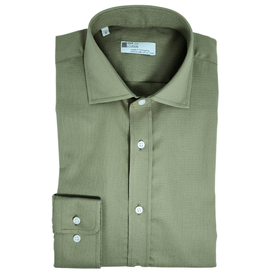 Camisa Verde Seco Casual