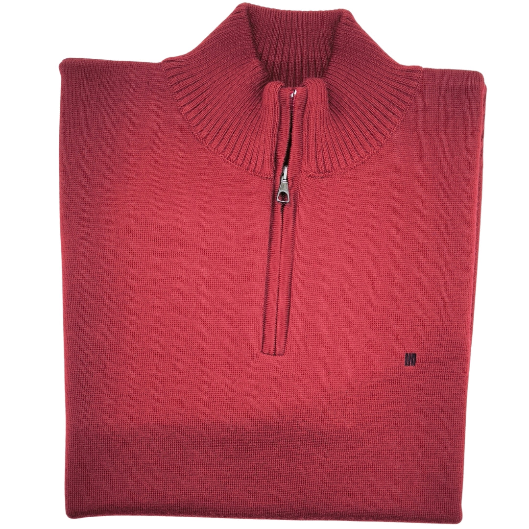 Malha Camionista Merino Bordeaux