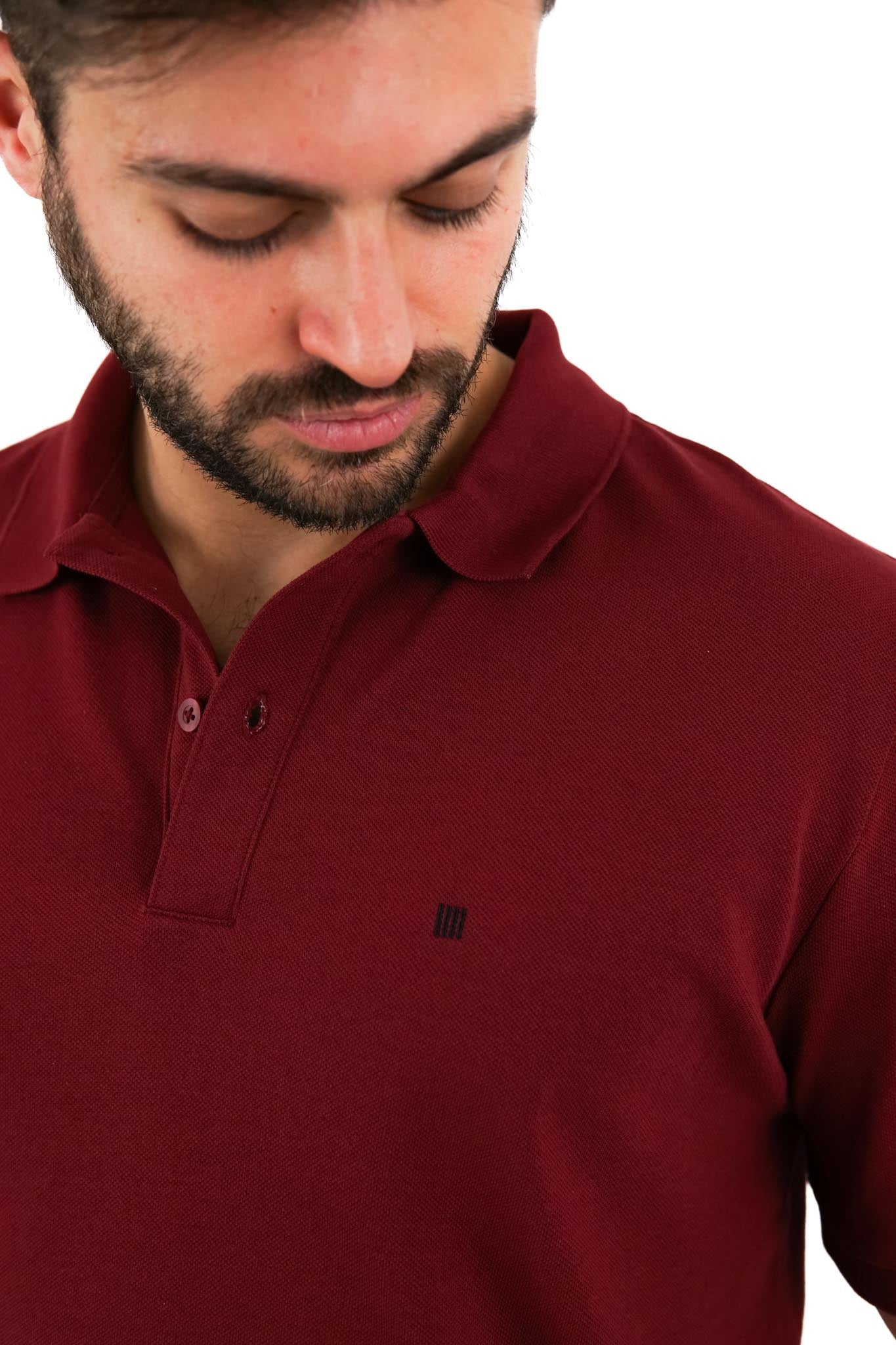 Polo Piquet Bordeaux